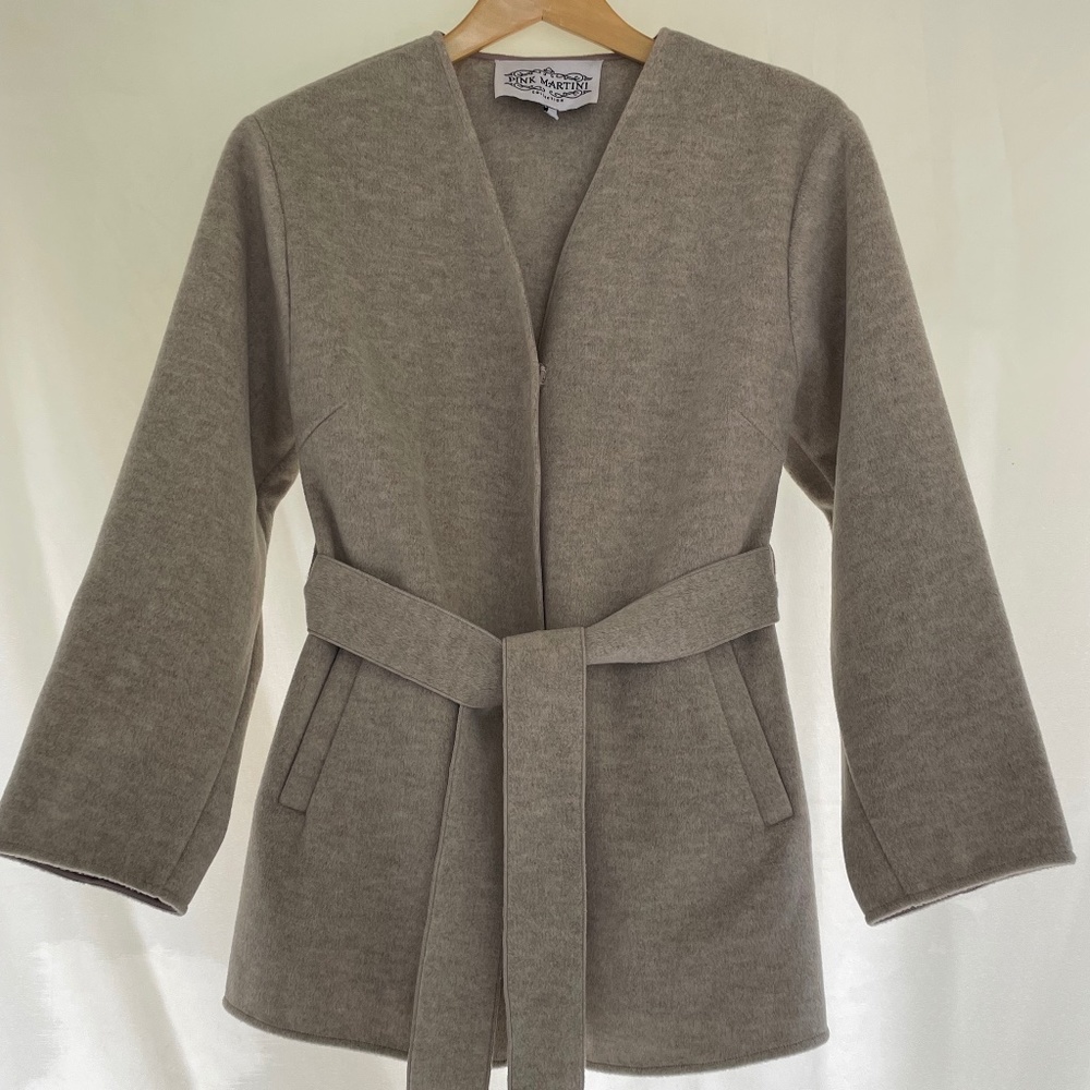 Pink Martini Collection Beige Jacket Very soft. Last One Oversized Brand new